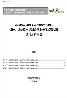 2009-2013年內(nèi)蒙古自治區(qū)烘爐、熔爐及電爐制造行業(yè)經(jīng)營狀況分析年報(bào)